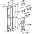 Prime-Line 6-5/8 in. Diecast, Chrome, Door Handle & Pull, Hook Style, Flush Mount, Sliding Patio Door Lock (1-Set)