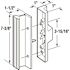 Prime-Line Black Sliding Door Handle Set (1-Set)