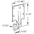Prime-Line Drawer Track Center Roller (2-Pack)