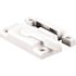 Prime-Line White Diecast Window Sash Lock with Cam Action and Alignment Lugs