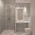 Globe Electric Jayden 3-Light Brushed Steel Vanity Light with Frosted Glass Shades