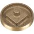 Oatey 2 in. Brass Cleanout Plug Countersunk