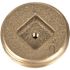 Oatey 2 in. Brass Cleanout Plug Countersunk