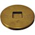 Oatey 4 in. Brass Cleanout Plug Countersunk