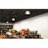ETi 10 in. Round 250-Watt Equivalent Integrated LED White High Bay Light 17,600 Lumen 5000K Wet Rated DLC Premium IP65 Rated