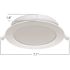 6 in. 850 Lumens Wi-Fi Smart Selectable CCT RGBW Shallow Mount Integrated LED Canless Recessed Light Trim, White 4-Pack