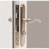 LARSON Nickel Revere Lever Door Handle Kit