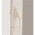 LARSON White Euro Lift Door Lever Kit
