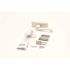 LARSON White Georgian Lever Door Kit