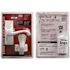 LARSON White Georgian Lever Door Kit