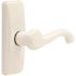 LARSON White Georgian Lever Door Kit