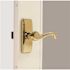 LARSON Brass Georgian Lever Door Kit