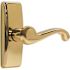 LARSON Brass Georgian Lever Door Kit
