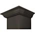 ZLINE Kitchen and Bath 36 in. 400 CFM Convertible Vent Wall Mount Range Hood with Crown Molding in Black Stainless Steel