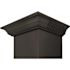 ZLINE Kitchen and Bath 36 in. 400 CFM Convertible Vent Wall Mount Range Hood with Crown Molding in Black Stainless Steel