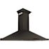 ZLINE Kitchen and Bath 48 in. 400 CFM Convertible Vent Wall Mount Range Hood with Crown Molding in Black Stainless Steel