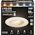 Feit Electric 4 in. 700 Lumens Selectable CCT Dimmable Integrated LED Recessed Light Trim w/ Adjustable Gimbal, White 4-Pack
