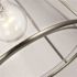 Generation Lighting Framework 1-Light Brushed Nickel Hanging Pendant with Clear Glass Shade