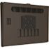 Contractor Select 400-Watt Equivalent Integrated LED Dark Bronze Wall Pack Light, Adjustable Lumen Output 4000K