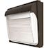 Contractor Select 400-Watt Equivalent Integrated LED Dark Bronze Wall Pack Light, Adjustable Lumen Output 5000K