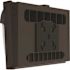 Contractor Select TWX2 250-Watt Equivalent Integrated LED Dark Bronze Wall Pack Light, Adjustable Lumen Output 5000K