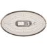 EnviroLite EnviroLite 24 in. Minimalist Brushed Nickel Selectable CCT Integrated LED Flush Mount for Kitchens