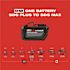 Milwaukee M18 FUEL 18V Lithium-Ion Brushless 1 in. Cordless SDS-Plus Rotary Hammer/Dust Extractor Kit, Two 6.0 Ah Batteries
