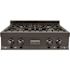 ZLINE Kitchen and Bath 30 in. 4 Burner Front Control Gas Cooktop with Brass Burners in Black Stainless Steel
