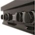 ZLINE Kitchen and Bath 30 in. 4 Burner Front Control Gas Cooktop with Brass Burners in Black Stainless Steel