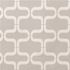 Fabtex 72 in. W x 84 in. H Links Pattern Privacy Curtain in Platinum