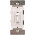 Eaton Universal Toggle 300/600W 1 pole or 3-Way LED/CFL/INC Dimmer with Color Change Kit (White/Light Almond/Ivory)