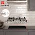 GASLAND 30 in. Built-In Recessed Gas Cooktop in Stainless Steel with 5-Burner and LP Convertible
