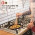 GASLAND 30 in. Built-In Recessed Gas Cooktop in Stainless Steel with 5-Burner and LP Convertible