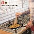 GASLAND 36 in. Gas Cooktop with 5-Burners Recessed in Stainless Steel Include LPG Conversion Kit