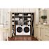 LG 24 in. W 2.4 Cu. Ft. Compact Stackable SMART Front Load Washer in White with Steam and AI Fabric Sensor / Smart Pairing