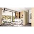 Fabtex 144 in. W x 84 in. H Valhalla Pattern Privacy Curtain in Palm