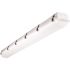 4 ft. 64-Watt Equivalent Integrated LED Gray Strip Light Fixture Selectable CCT 3500/4000/5000K Vapor Tight