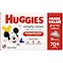 Huggies Simply Clean Unscented Baby Wipes, 11 Flip Lid Packs (704-Wipes Total)