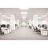 2 ft. x 2 ft. 2175- 4379 Lumens Volumetric Integrated LED White Panel Light, Wattage and CCT Selectable 3500/4000/5000K