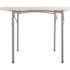 National Public Seating 36 in. W x 36 in. D Speckled Gray Blow Molded Plastic Top, Heavy-Duty Metal Frame Folding Table