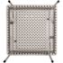 National Public Seating 36 in. W x 36 in. D Speckled Gray Blow Molded Plastic Top, Heavy-Duty Metal Frame Folding Table