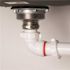 Oatey 1-1/2 in. 90 Degree Plastic Double Slip-Joint Sink Drain Elbow Pipe, White