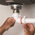 Oatey 1-1/2 in. 90 Degree Plastic Double Slip-Joint Sink Drain Elbow Pipe, White