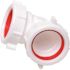 Oatey 1-1/2 in. 90 Degree Plastic Double Slip-Joint Sink Drain Elbow Pipe, White