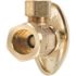 HOMEWERKS 1/2 in. Nominal Compression Inlet x 3/8 in. O.D. Compression Outlet Multi-Turn Angle Valve, Rough Brass