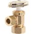 HOMEWERKS 1/2 in. Nominal Compression Inlet x 3/8 in. O.D. Compression Outlet Multi-Turn Angle Valve, Rough Brass