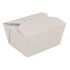 #8 White Paper Food Box 6 x 4-3/4 x 2-1/2" (300 per case)