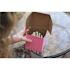 Southern Champion Tray Pink Non-Window Bakery Box w/Tuck-in Lid 4 x 4 x 4" (200 per case)