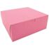 Southern Champion Tray Pink Non-Window Bakery Box 10 x 10 x 4" (100 per case)