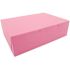 Southern Champion Tray Pink Non-Window Bakery Box 14 x 10 x 4" (100 per case)